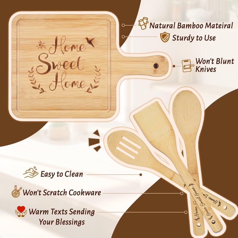Maustic House Warming Gifts New Home, 12 Pcs New House Gift Basket, Housewarming Present for Homeowners Couples Women, Closing Gifts for Home Buyers - Image 5