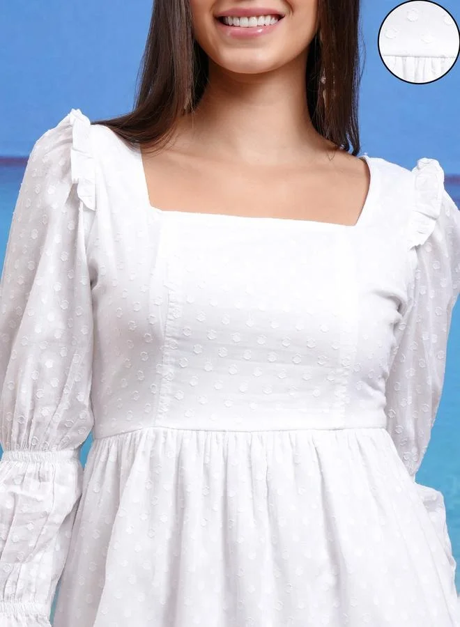 Tokyo Talkies Ruffle Sleeve Mini Dress