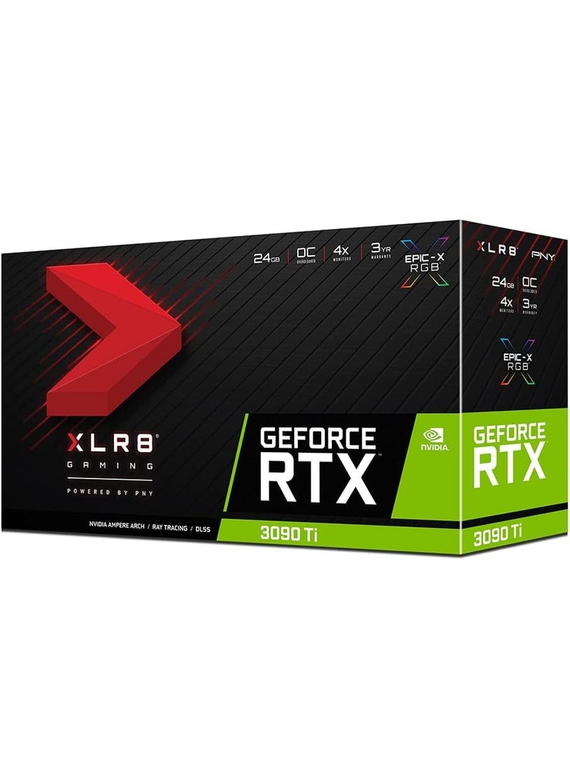 XLR8 PNY GeForce RTX™ 3090 Ti 24GB XLR8 Gaming UPRISING EPIC-X RGB™ Overclocked Triple Fan Graphics Card - Image 3