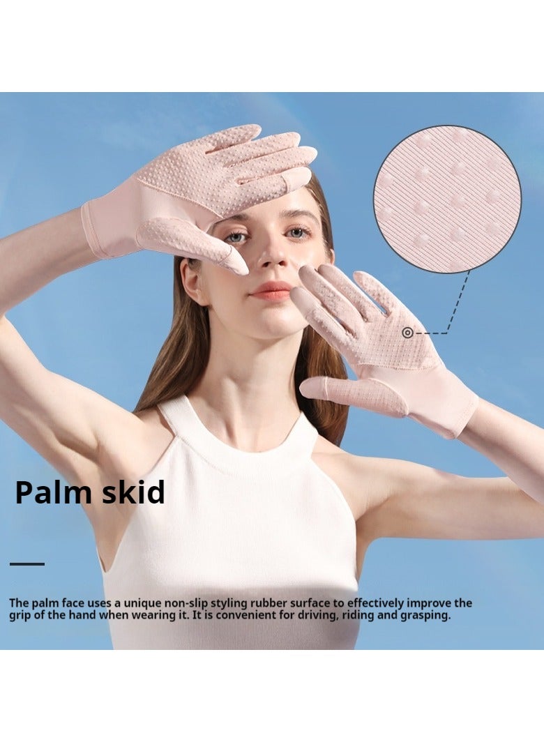 جولوف جوي قفازات نسائية للحماية من الشمس، مضادة للأشعة فوق البنفسجية، صيفية، رفيعة، غير قابلة للانزلاق، بدون أصابع، شاشة تعمل باللمس، قفازات القيادة وركوب الدراجات الاحترافية - Image 3