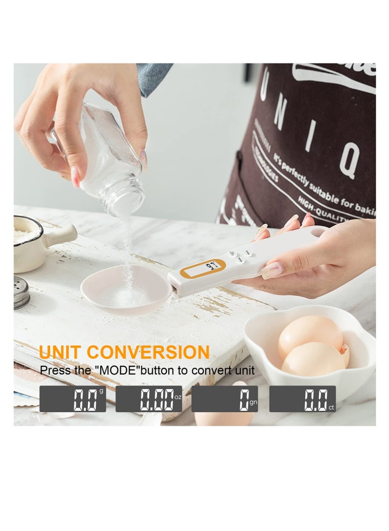 Excefore Spoon Scale, Electronic Food Scale 500g/0.1g Weighing for Grams and OZ, Digital Kitchen Scale with Handle Grip and Spout, Suitable for Coffee Power,Pills,Tea,Flour,Oil,Baking - Image 2