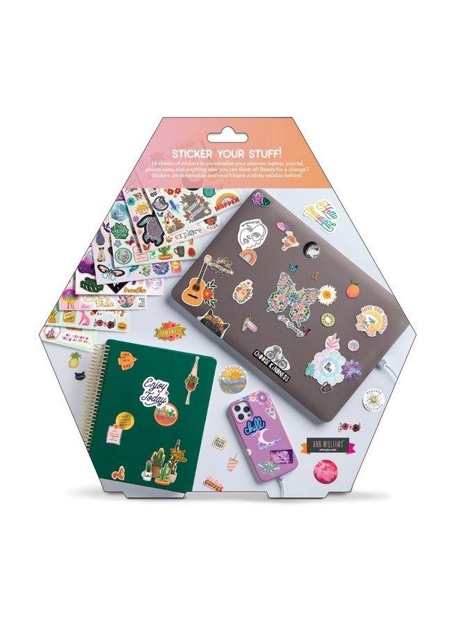 Craft Crush Commitmentfree Removeable No Mess Stickers Add To Laptops Phone Cases & More Over 400 Stickers For Ages 13 And Up - Image 3