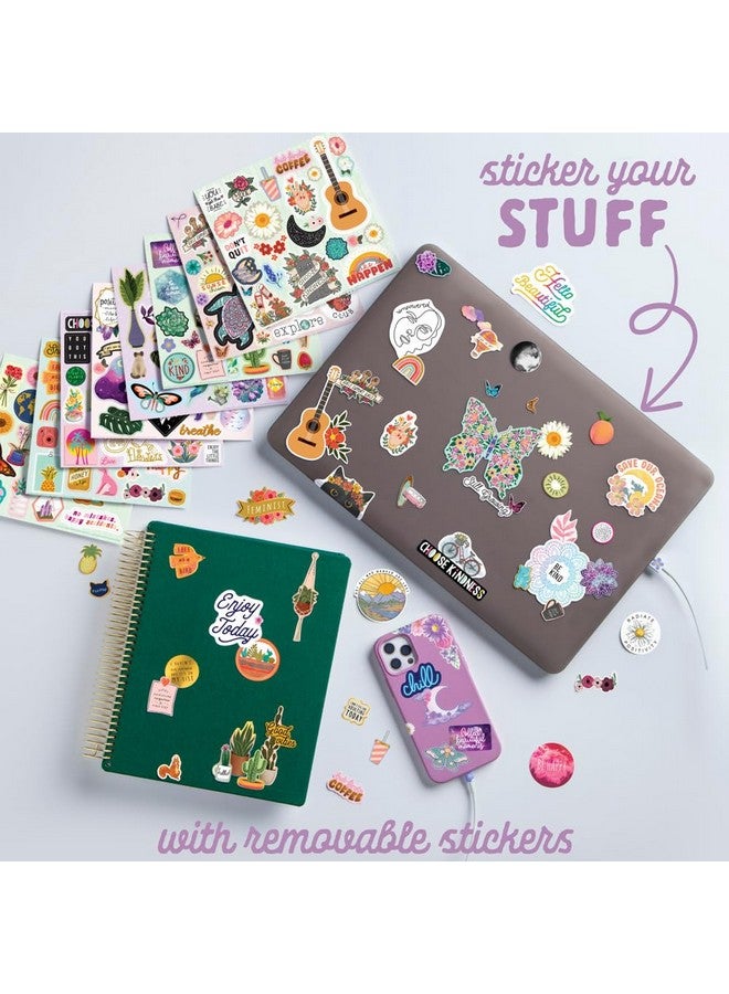 Craft Crush Commitmentfree Removeable No Mess Stickers Add To Laptops Phone Cases & More Over 400 Stickers For Ages 13 And Up - Image 4