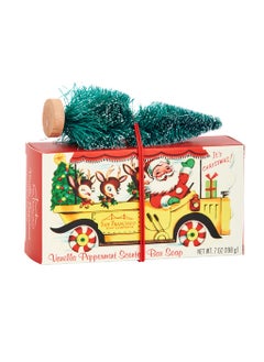 San Francisco Soap Company Kitschy Sissal Tree Bar Soap 7 oz Bar  Vanilla Peppermint  DyeFree Soap Bar  Perfect Holiday Gift  Unisex