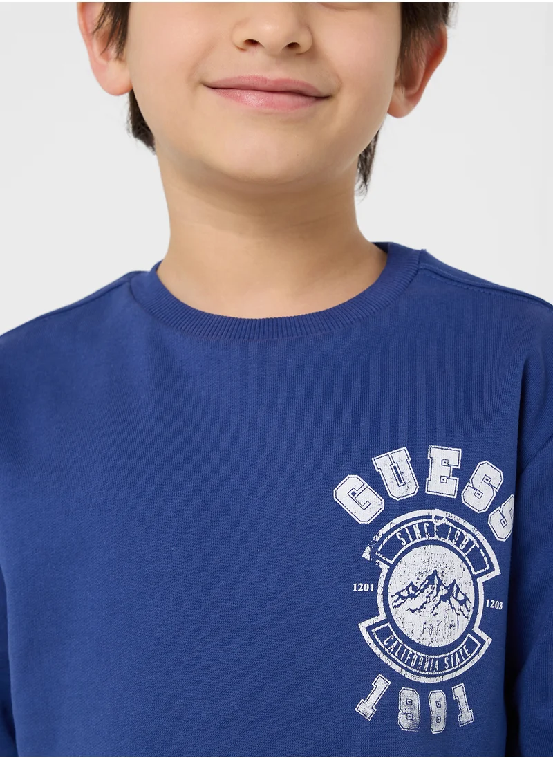 جس Kids Logo T-Shirt