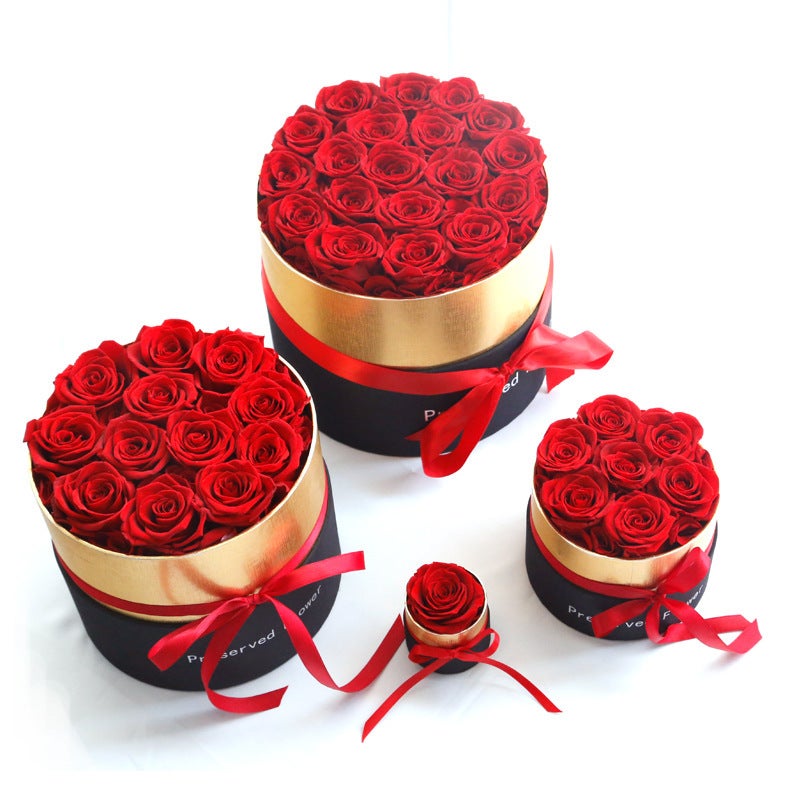 Valentine'S Day Gift Yunnan Factory High Quality Rose Finished Gift Box Hug Bucket Eternal Flower - Image 2
