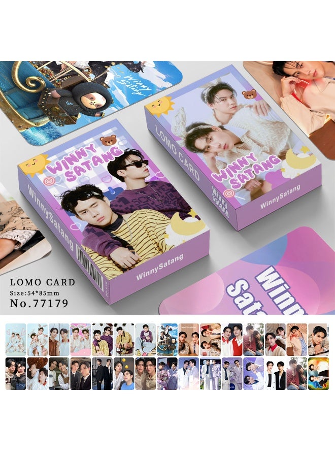 NIBEMINENT 30 Pcs WinnySatang Lomo Cards Card For Fans Collection Gifts - Image 1