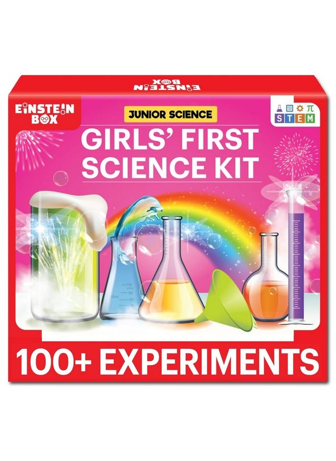 Einstein Box Einstein Box Girls' First Science Kit for 4-6-8 Years Old Girls | STEM Toys for Girls | Learning & Education Toys for 4,5,6,7,8 Year olds |  - Image 1