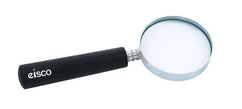 EISCO Magnifying Glass for Reading – 3.5X Handheld Magnifier (50mm) Optical Glass Lens for Books, Small Text, Jewelry, Coins, Crafts, Hobbies, Science, Stamps & Map Reading (Pack of 1) - Image 4