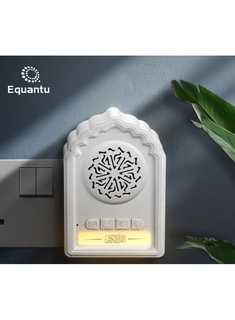 Equantu QB812 Quran Decoration Wall Plug Islamic Muslim Player - Powerful Complete Quran Recitation, Zikir Speaker - Home, Mosque, Office - Image 2