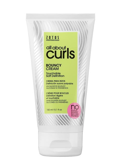 ALL ABOUT CURLS Bouncy Cream | Touchable Soft Definition | Define, Moisturize, De-Frizz | All Curly Hair Types