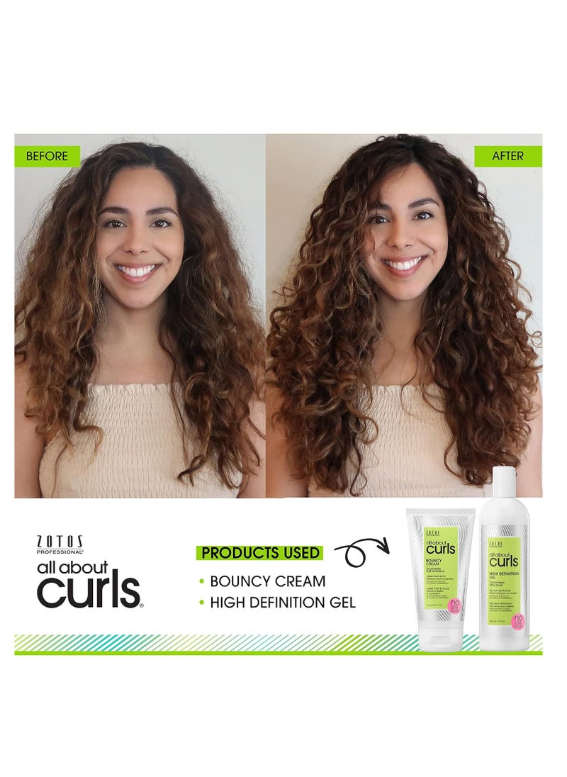 ALL ABOUT CURLS - ALL ABOUT CURLS Bouncy Cream | Touchable Soft Definition | Define, Moisturize, De-Frizz | All Curly Hair Types - Image 1