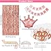 DUFACAI 21st Birthday Decorations for Girls Rose Gold Finally Legal 21 Birthday Decoration for Her Happy Birthday Banner Balloons Sash and Tiara Crown Fringe Foil Curtain for Women Happy 21st Birthday Gold - Image 4