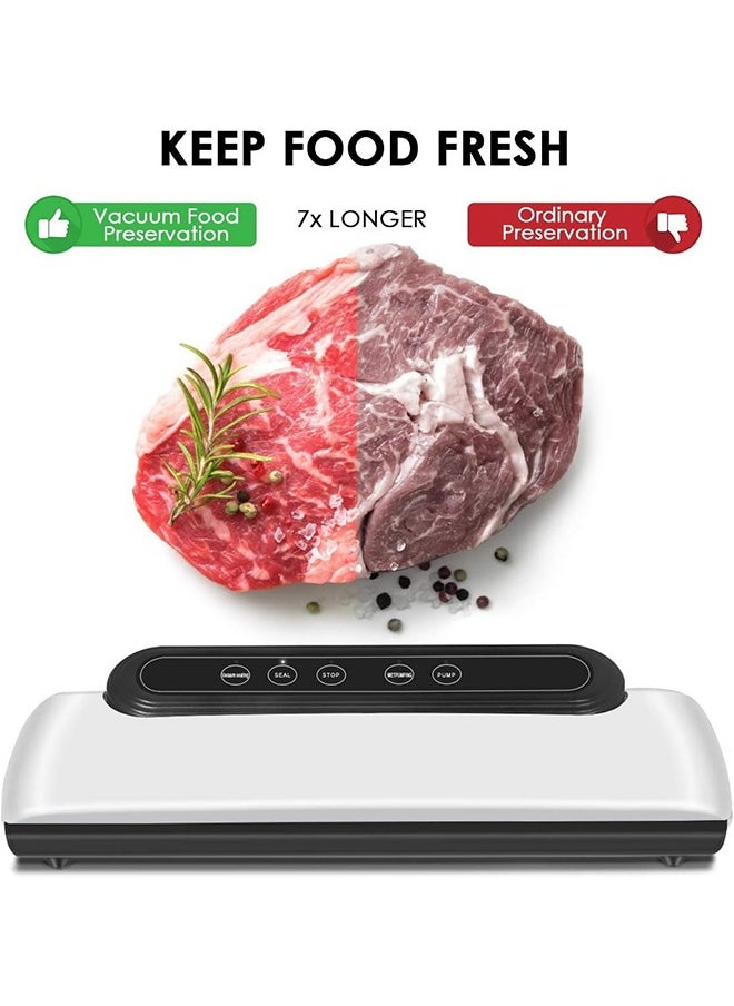 Joshberg Vacuum Sealer Machine,Automatic Food Sealer Machine for Food Savers,Dry & Moist Food Modes,65 KPS Suction,Vacuum Hose For Food Saver  - Image 4