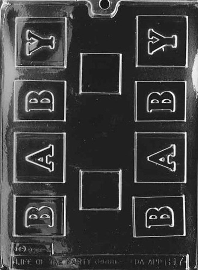 SMALL BABY BLOCK CHOCOLATE CANDY MOLD