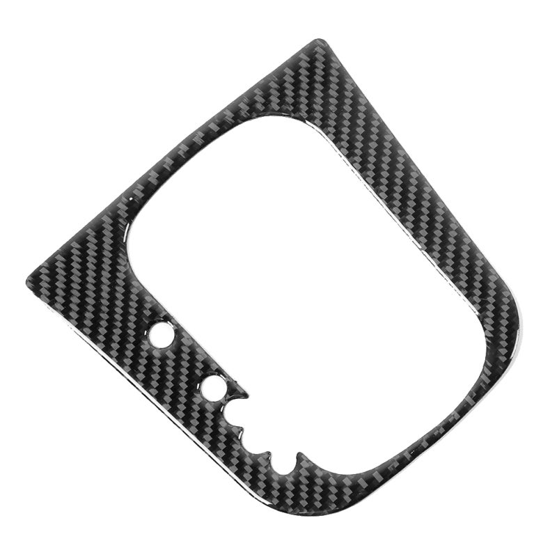 Carbon Fiber Gear Shift Panel Trim: 3D Arc Edge, Exquisite Workmanship, Classic Carbon Fiber Style - Perfect Fitting, Easy Install with Back Tape for Car Interior Upgrade & Decoration - Image 2