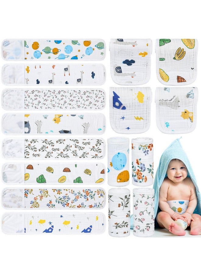 Vabean 8 Pcs Baby Infant Umbilical Cord Comfort Adjustable Cotton Belly Band for Protection, Baby Gifts for 0 To12 Months (Lovely) - Image 1