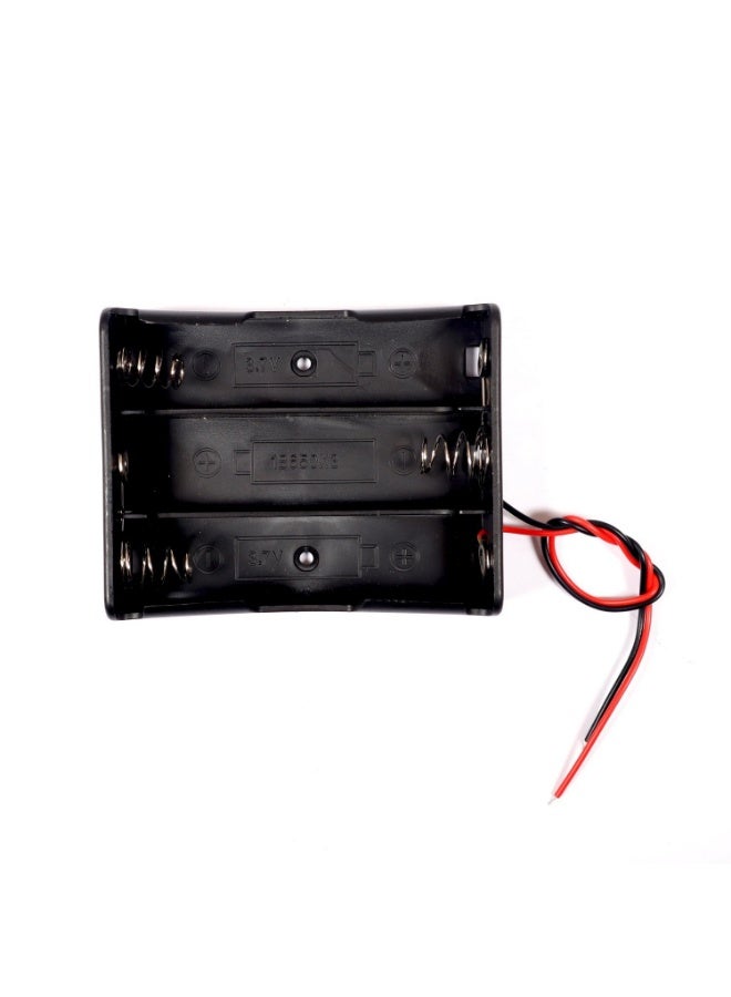 حامل ثلاث بطاريات 18650 – حامل بطاريات ليثيوم 18650 × 3 بخرج 11.1 فولت - Image 1