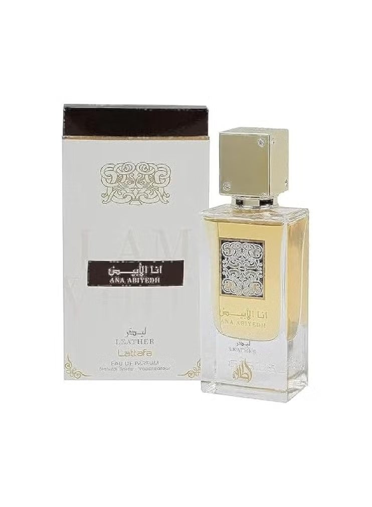 Lattafa Ana Abiyedh Leather EDP 60ml - Image 2