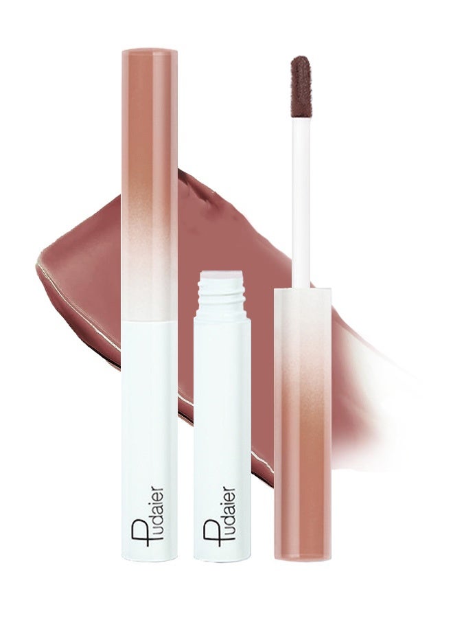pudaier Liquid Eyeshadow Matte Crease-Proof, High-pigmented Creamy Eye Shadow Stick Neutral Naked Smooth Long-Lasting Full Coverage Easily Blend Eye Makeup for Everyday & Creative Looks, #P02 - Image 1