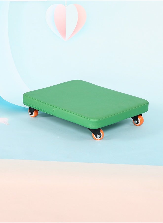 XIANGYU Indoor Scooter Board with Safety Handles for Kids Soft Floor Scooter Board with Rollers  - Image 1