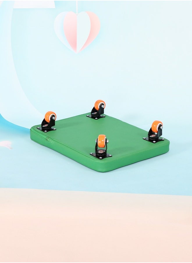 XIANGYU Indoor Scooter Board with Safety Handles for Kids Soft Floor Scooter Board with Rollers  - Image 2
