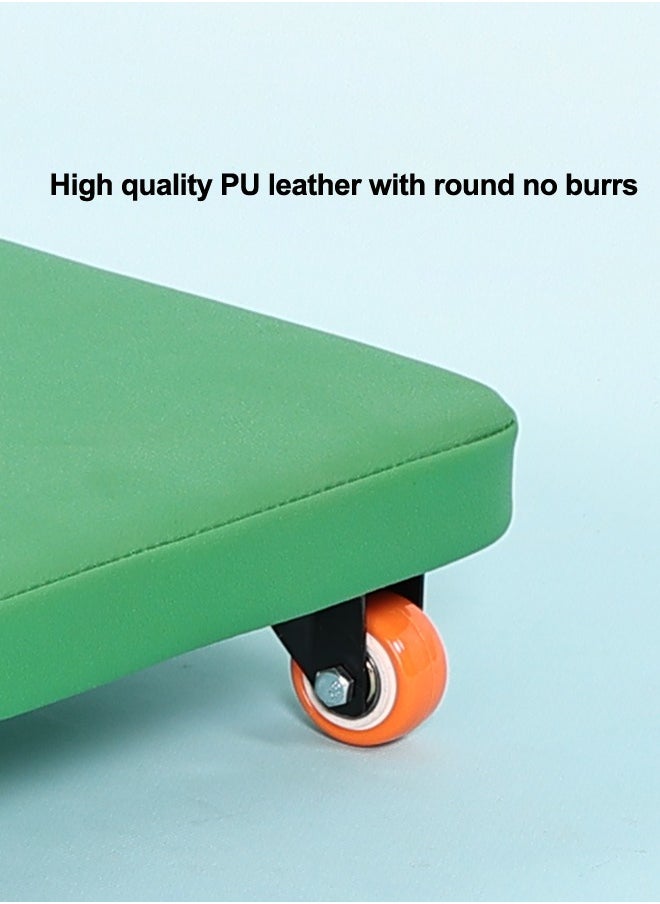 XIANGYU Indoor Scooter Board with Safety Handles for Kids Soft Floor Scooter Board with Rollers  - Image 5