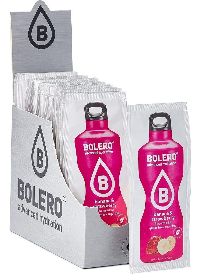 Bolero Advanced Hydration 24 sachets Strawberry-Banana