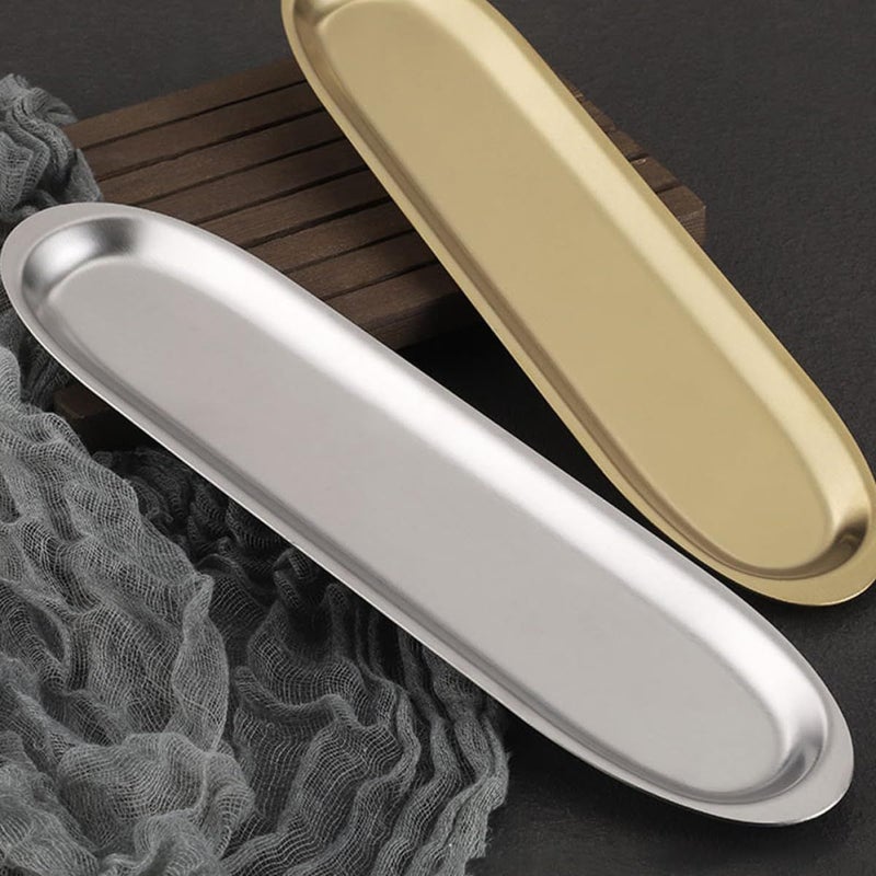 GALPADA Stainless Steel 27Cm Shrimp Paste Plate Meatball Serving Tray For Restaurant - Image 5