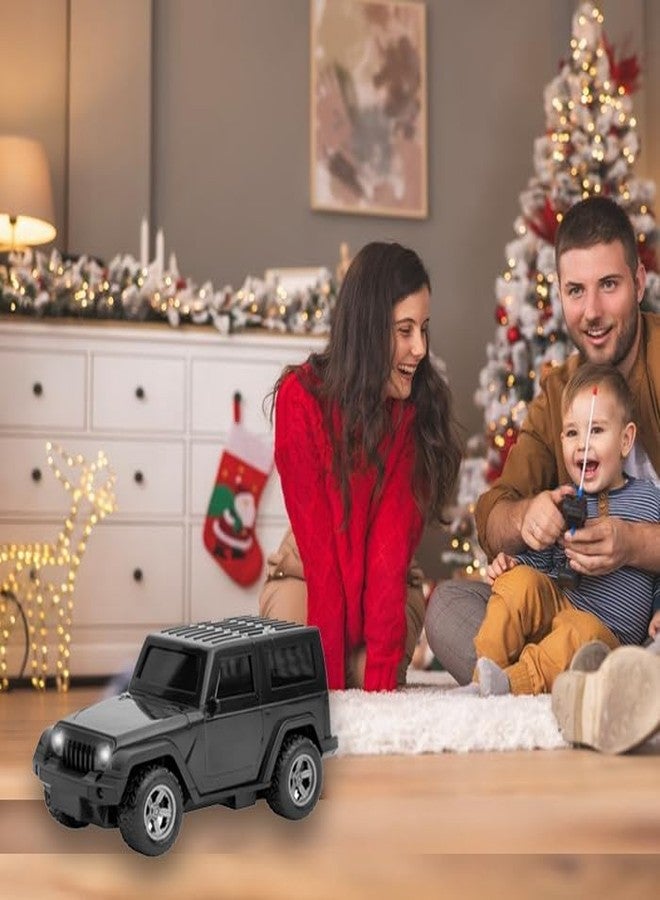 BRAVIADECOR BRAVIA Thar Remote Control Car for Kids | Rc Rechargeable Toy 1:24 Scale with Extra Tyre, Lights & Music | High-Speed Off-Road Vehicle | Kids Toys (Ages 3-6) | Black - 57 - Image 3
