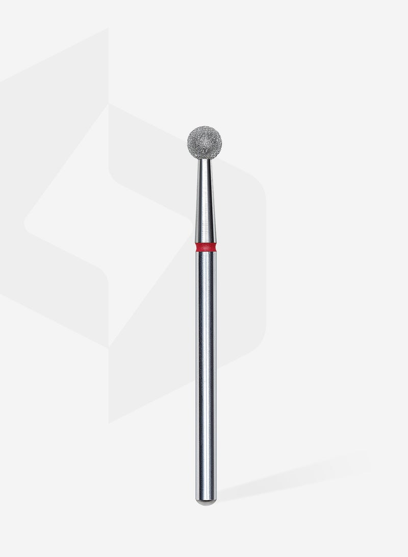 STALEKS PRO 10 Pieces - Diamond Nail Drill Bit Ball Red EXPERT | Head Diameter 4 mm - Image 2