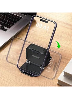 Generic Case for AirPods Pro 2nd Generation, [Stand Functions] Shockproof Rugged Protective Cover Front LED Visible Extra Protection with Carabiner for AirPods Pro 2nd Generatio  - Image 4