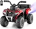 OLAKIDS Kids ATV with Spray Function Remote Control Storage Trunk 6V Toddler Ride on Toy Red - Image 2