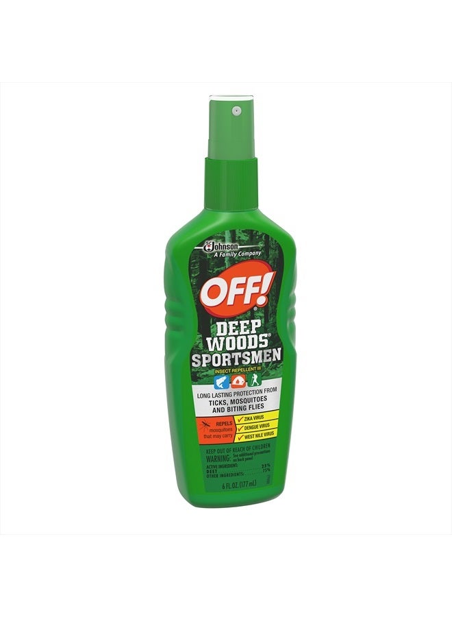 OFF! Deep Woods Sportsmen Insect Repellent Spritz, Bug Spray with Long Lasting Protection from Mosquitoes, 6 oz - Image 3
