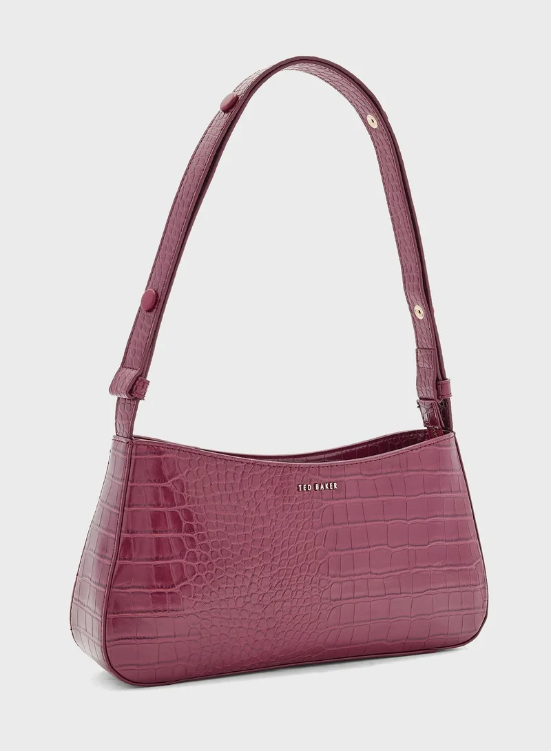 Ted Baker Stinny Croc Effect Baguette Bag