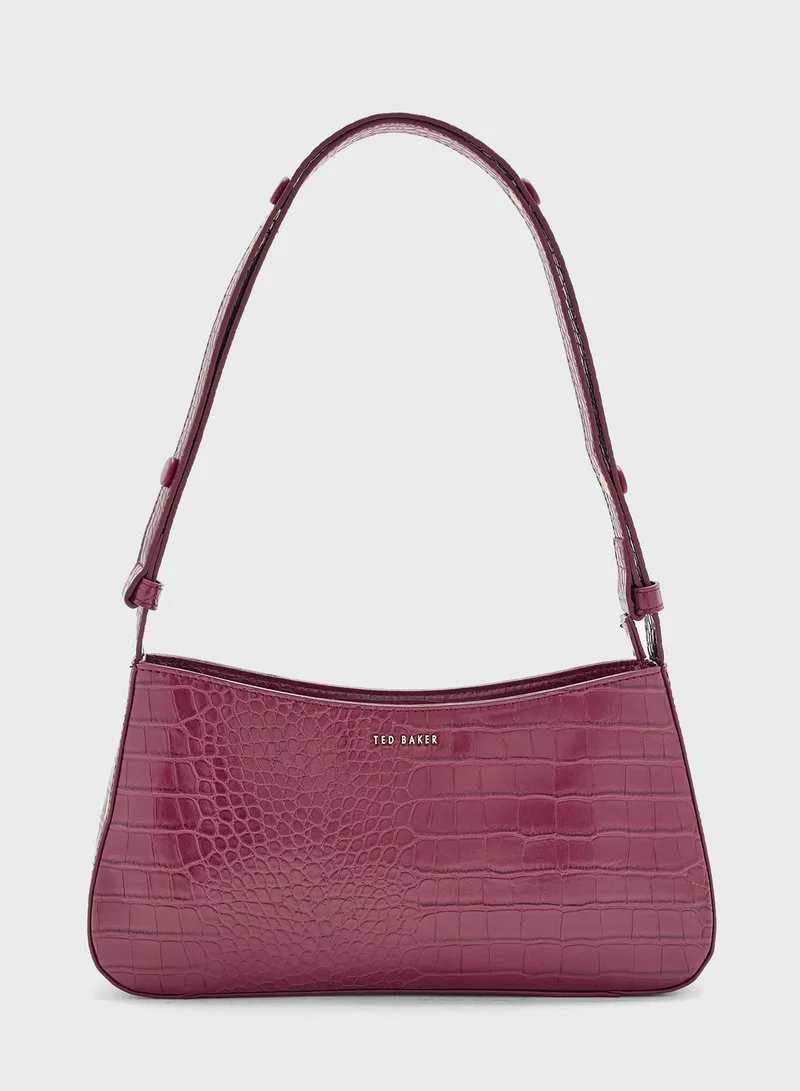 Ted Baker Stinny Croc Effect Baguette Bag