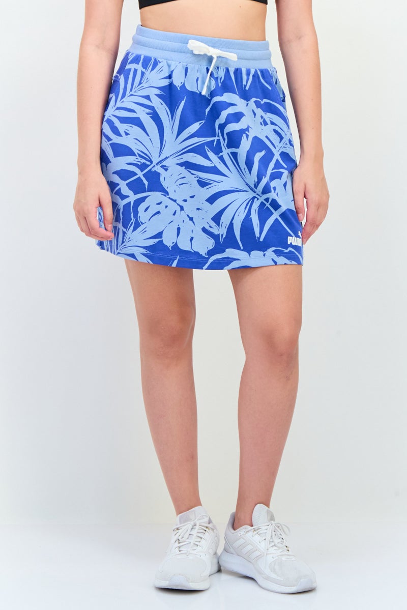 PUMA Women Sportswear Fit Outdoor Shorts, Blue - Image 1