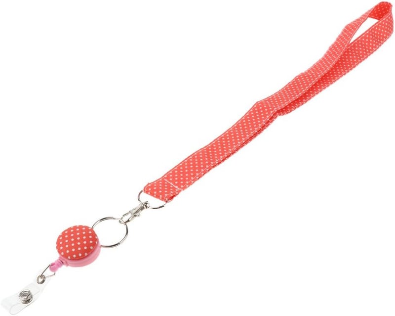 كلاراكو حبل تعليق أنيق من القماش لبطاقة الهوية، مزود بمشبك قابل للسحب، حبل تعليق مطبوع للمفاتيح، حامل للهاتف المحمول للنساء والفتيات 9 - Image 2