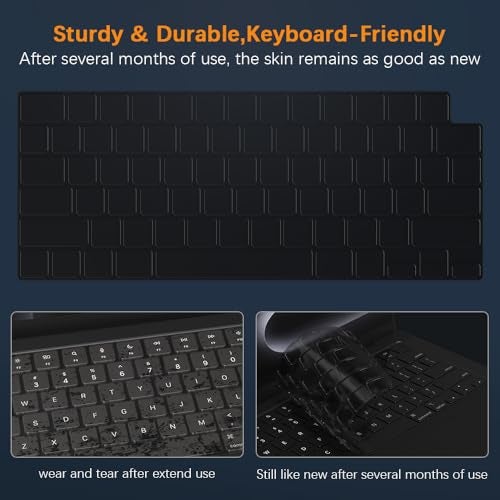 MasiBloom Keyboard Cover Skin for 2026 MacBook Neo 13"(A18) & Air13.6 15"(M5-M2) & Pro14 16"(M5-M1) A3404 A3448 A3449 Dust Proof Protection Accessories - Image 4