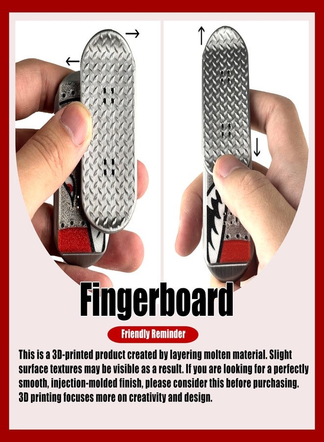 ascavs Magnetic Kickflip Fidget Slider Toy for Adults Mini Flip Fingerboard Skateboard with Storage Crat Portable,Office Desk Toys - Image 2