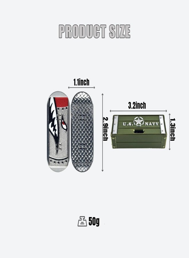 ascavs Magnetic Kickflip Fidget Slider Toy for Adults Mini Flip Fingerboard Skateboard with Storage Crat Portable,Office Desk Toys - Image 4