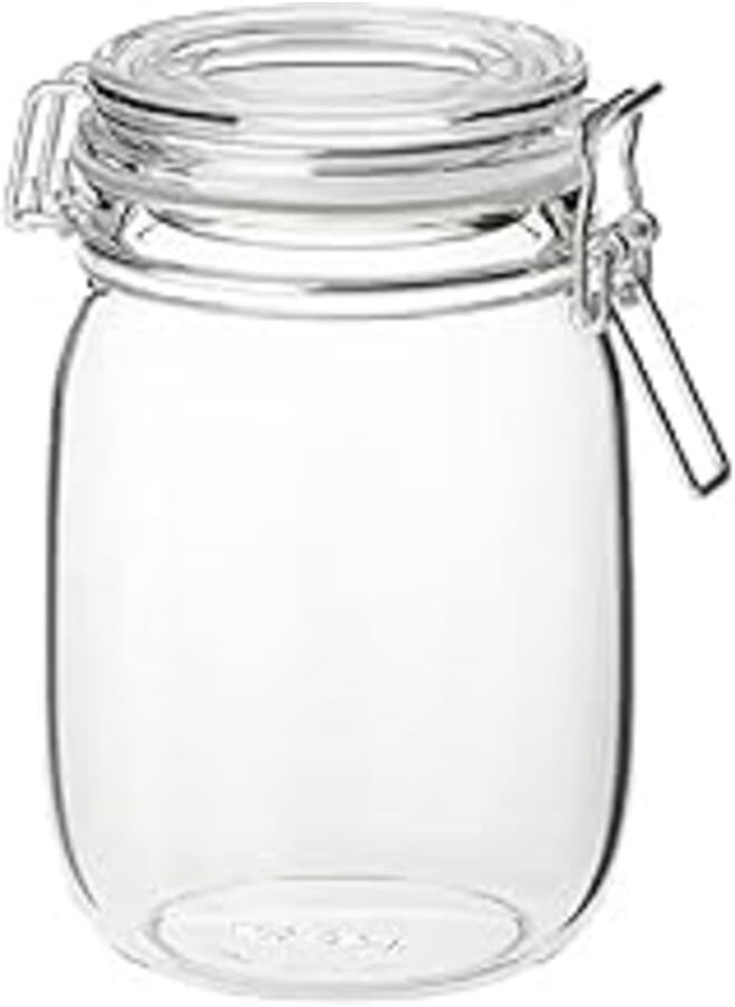 Ikea Ikea KORKEN Jar with Lid, Clear Glass1 L (34 Oz) 