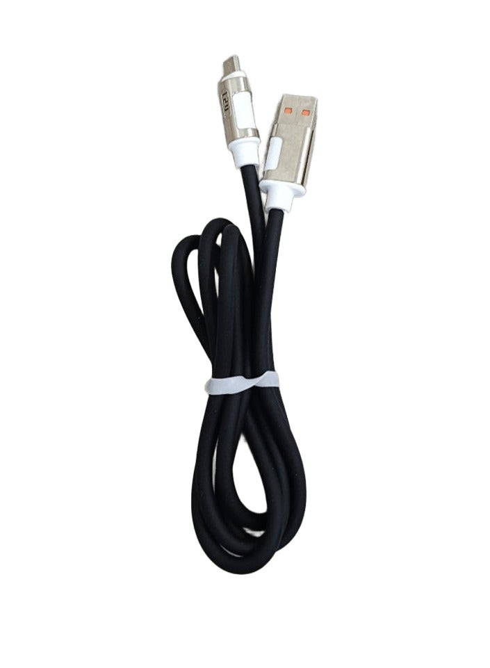 كابل شحن سريع بقوه W120 GA04 Micro لون اسود