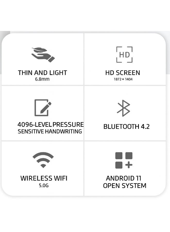 / قارئ إلكتروني مقاس 6 بوصات، شاشة حبر إلكتروني لحماية العين، جهاز لوحي للقراءة الإلكترونية، ذاكرة 1+32 جيجابايت - Image 4