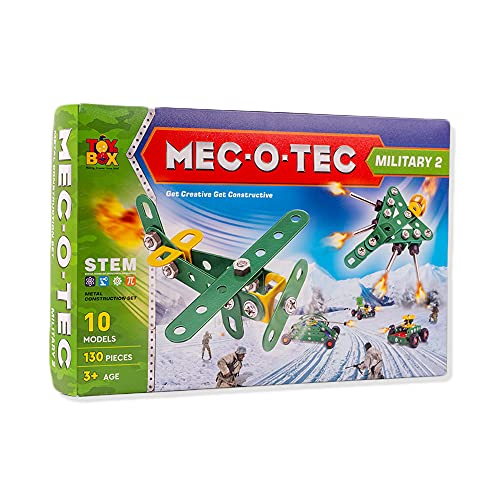 TOYZTREND Toysbox MEC - O - Tec Military 2 Metal Construction Toy, Building Blocks, Educational Toys for 6+ yrs Boys and Girls, Multicolor - Image 1