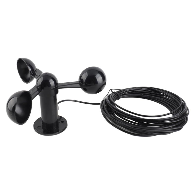 360 Degree Wind Speed Sensor Three Cup Design Accurate Monitoring Anti Interference Low Power Consumption - Image 2