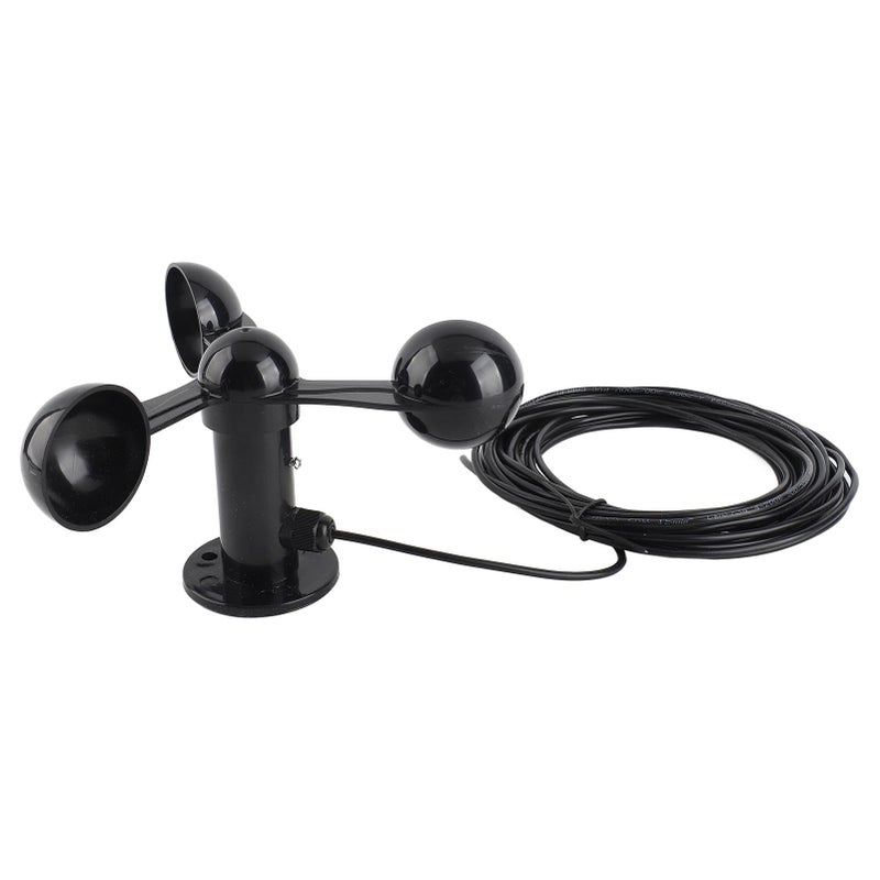360 Degree Wind Speed Sensor Three Cup Design Accurate Monitoring Anti Interference Low Power Consumption - Image 3