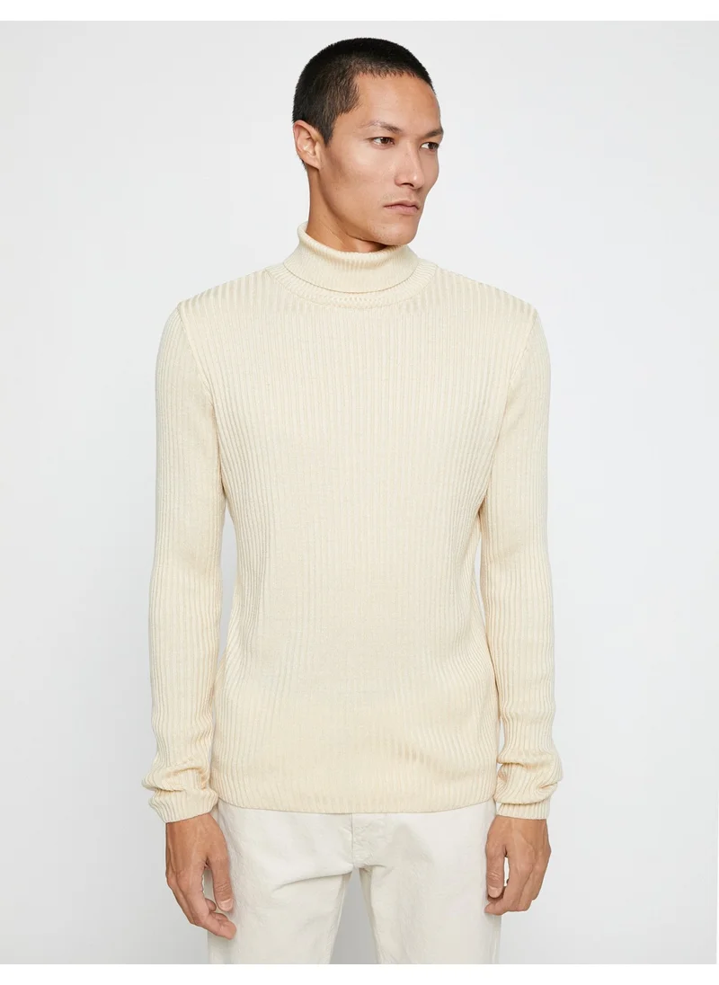 كوتون Slim Fit Turtleneck Sweater