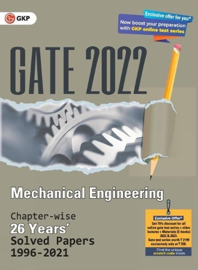GATE 2022 Mechanical Engineering - 26 Years Chapter-wise Solved Papers (1996-2021)  - Image 1