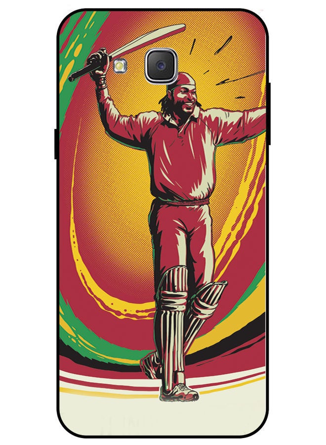 EYE CATCH Protective Case Cover For Samsung Galaxy J7 Smart Series Printed Protective Case Cover for Samsung J7 Chris Gayle - Image 1